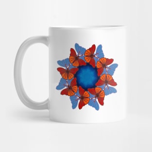 Butterfly mandala Mug